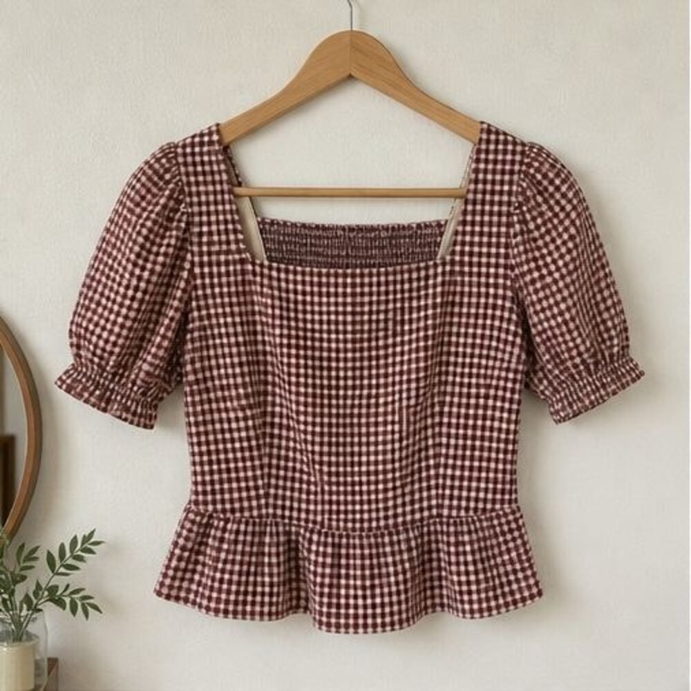 Black Pleated Blouse